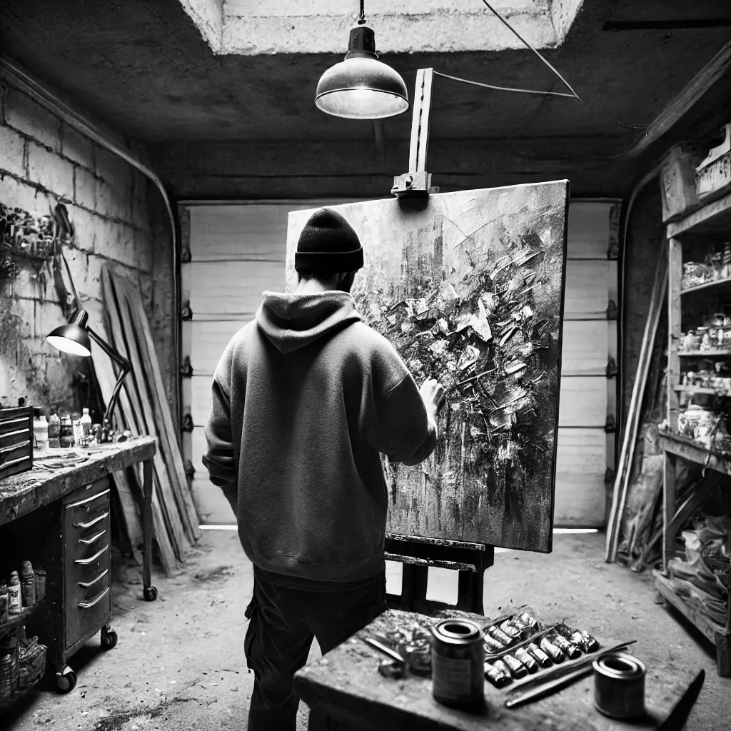 Paolo Amoretti in studio