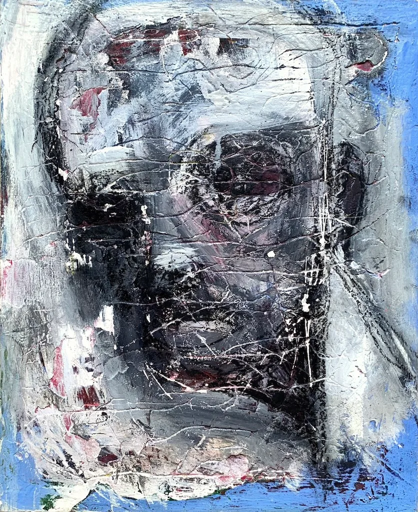 Viaggio tra l'inconscio e la Pittura Contemporanea: Esotropia 37x45cm dipinto di Paolo Amoretti