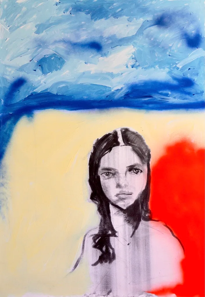 Fragments of Identity 70x100cm painting by Paolo Amoretti