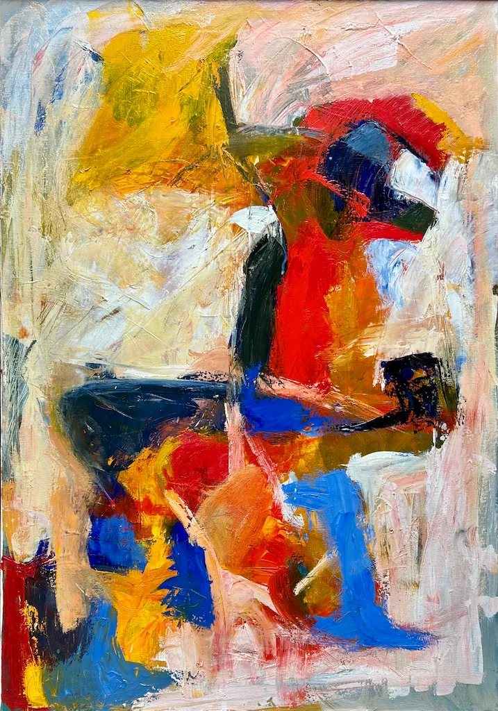 Future man 90x100cm dipinto di Paolo Amoretti