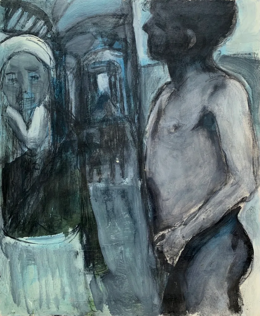 Storie di Genova 40x50cm dipinto di Paolo Amoretti
