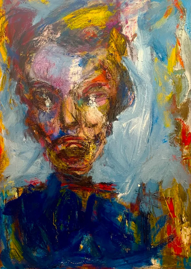 Portrait of the Ineffable 50x70cm painting by Paolo Amoretti