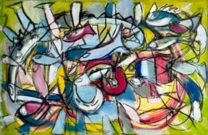 The red fish 70x100cm