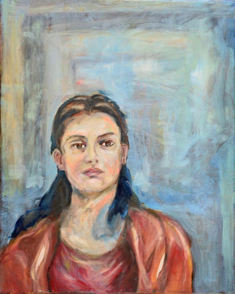 Giulia 40x50cm dipinto di Paolo Amoretti