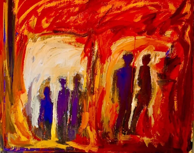 Essere un artista - Soglia di Presenze - dipinto di Paolo Amoretti